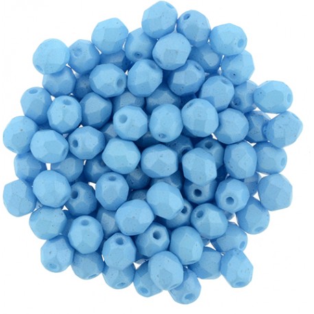 Mezzo Cristallo 4 mm Pearl Shine Aqua - 50 Pz