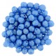 Mezzo Cristallo 4 mm Gold Shine Blue - 50 Pz