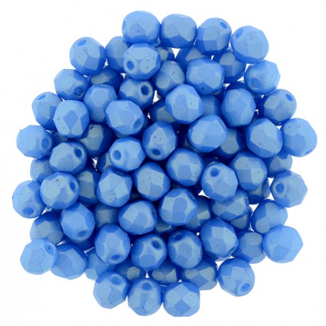 Mezzo Cristallo 4 mm Gold Shine Blue - 50 Pz