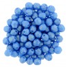 Mezzo Cristallo 4 mm Gold Shine Blue - 50 Pz