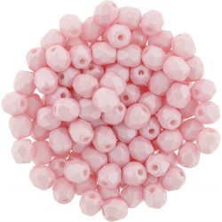 Mezzo Cristallo 4 mm Powdery Pastel Pink - 50 Pz