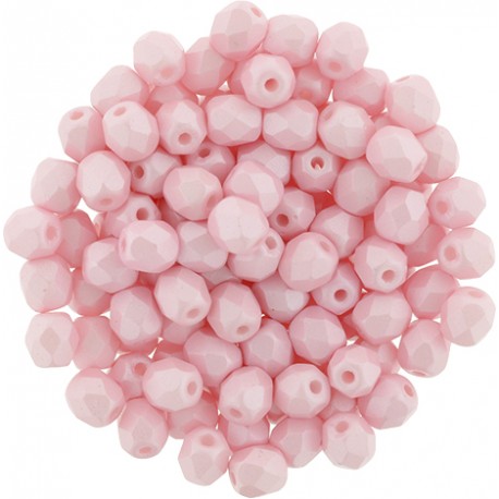 Mezzo Cristallo 4 mm Powdery Pastel Pink - 50 Pz