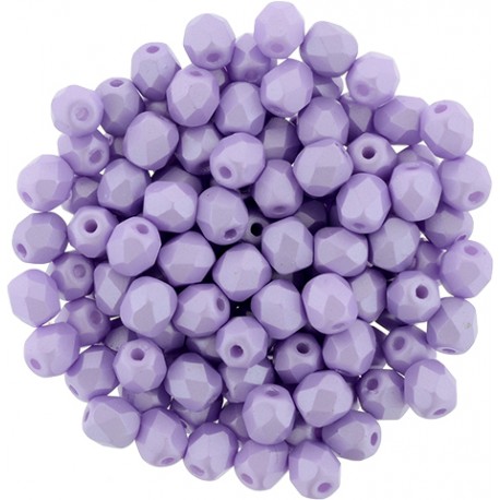 Mezzo Cristallo 4 mm Powdery Pastel Purple - 50 Pz