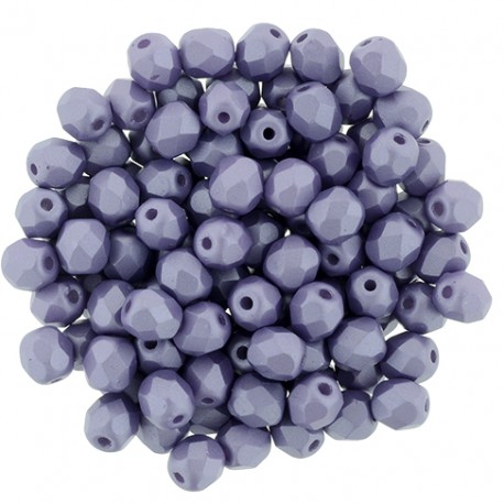 Mezzo Cristallo 4 mm Powdery Lilac - 50 Pz
