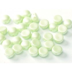 Cabochon Doppio Foro 6 mm Pastel Green - 10 pz