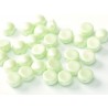 Cabochon Doppio Foro 6 mm Pastel Green - 10 pz