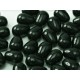 Gocce/Pere di Boemia Lisce 11 x 8 mm Jet - 4 pz