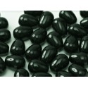 Gocce/Pere di Boemia Lisce 11 x 8 mm Jet - 4 pz