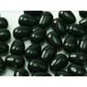 Gocce/Pere di Boemia Lisce 11 x 8 mm Jet - 4 pz