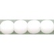Perle Tonde in Vetro di Boemia 4 mm Opaque White - 50 Pz