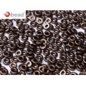 Perline O Bead 4 mm Jet Bronze - 5 g