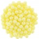 Perle Tonde in Vetro di Boemia 4 mm Powdery Pastel Yellow - 50 Pz