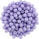Perle Tonde in Vetro di Boemia 4 mm Powdery Pastel Purple - 50 Pz