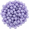 Perle Tonde in Vetro di Boemia 4 mm Powdery Pastel Purple - 50 Pz