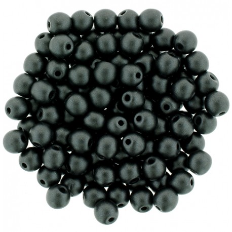 Perle Tonde in Vetro di Boemia 4 mm Powdery Pastel Turquoise - 50 Pz