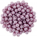 Perle Tonde in Vetro di Boemia 4 mm Powdery Lavender - 50 Pz