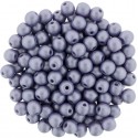 Perle Tonde in Vetro di Boemia 4 mm Powdery Lilac - 50 Pz