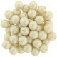 Perle Tonde in Vetro di Boemia 6 mm Powdery Beige - 25 Pz