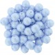 Perle Tonde in Vetro di Boemia 6 mm Powdery Pastel Blue - 25 Pz