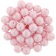 Perle Tonde in Vetro di Boemia 6 mm Powdery Pastel Pink - 25 Pz