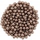 Perle Tonde in Vetro di Boemia 3 mm Color Trends Saturated Metallic Autumn Maple - 50 Pz