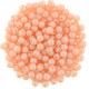 Perle Tonde in Vetro di Boemia 3 mm Powdery Pastel Peach - 50 Pz