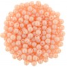 Perle Tonde in Vetro di Boemia 3 mm Powdery Pastel Peach - 50 Pz