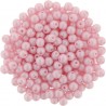 Perle Tonde in Vetro di Boemia 3 mm Powdery Pastel Pink - 50 Pz