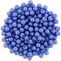 Perle Tonde in Vetro di Boemia 3 mm Powdery Blue - 50 Pz