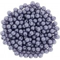 Perle Tonde in Vetro di Boemia 3 mm Powdery Lilac - 50 Pz