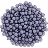 Perle Tonde in Vetro di Boemia 3 mm Powdery Lilac - 50 Pz