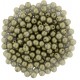 Perle Tonde in Vetro di Boemia 3 mm Powdery Antique Gold - 50 Pz