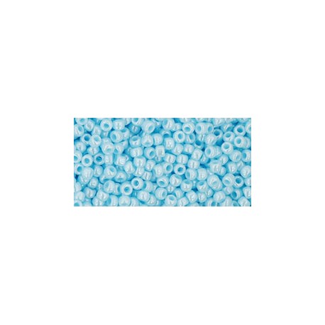 Rocailles Toho 11/0 Opaque-Lustered Pale Blue - 10 g