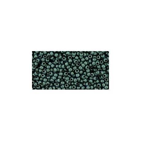 Rocailles Toho 11/0 Hybrid Metallic Suede Light Green - 10 g