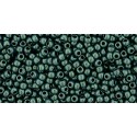 Rocailles Toho 11/0 Hybrid Metallic Suede Light Green - 10 g