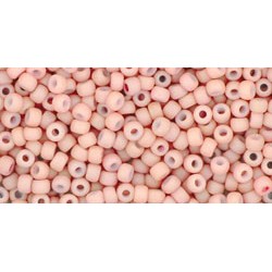 Rocailles Toho 11/0 Opaque Pastel Frosted Shrimp - 10 g