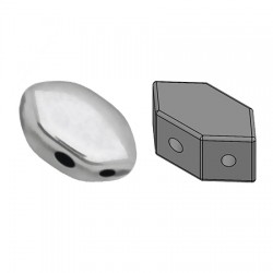 PAROS® par Puca® 7 X 4 mm Silver - 1 0 g