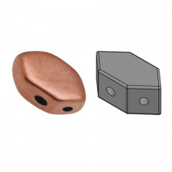 PAROS® par Puca® 7 X 4 mm Copper Gold Mat - 10 g