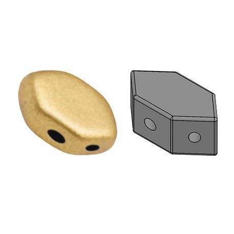 PAROS® par Puca® 7 X 4 mm Light Gold Mat - 10 g