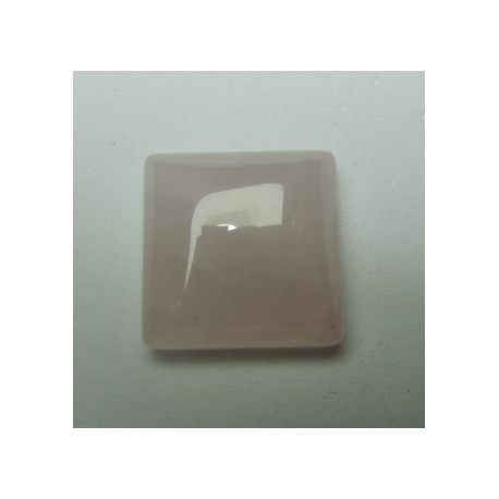 Cabochon Quadrato Quarzo Rosa 16 x16 mm - 1 pz
