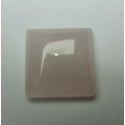 Cabochon Quadrato Quarzo Rosa 16 x16 mm - 1 pz
