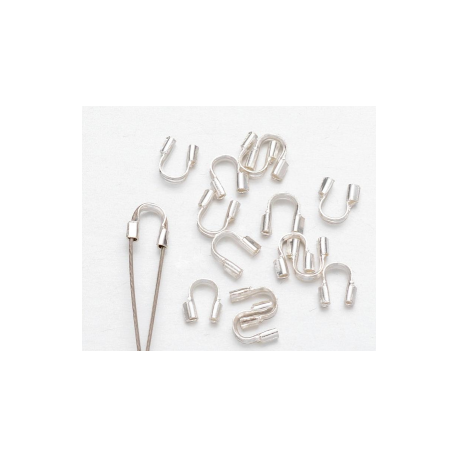 Salvafilo in ottone 4x5 mm Color Argento - 50 pz