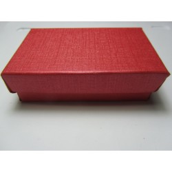 Cardboard Box for Jewelry 90x70x30 mm Red - 1 pc