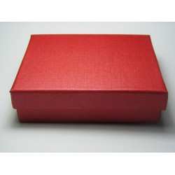Cardboard Box for Jewelry 80x50x25 mm Red - 1 pc