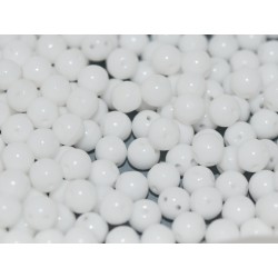 RounDuo® Beads 5 mm Chalk White - 30 pz 