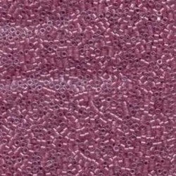 Delica Miyuki 11/0 Sparkling Rose Lined Crystal - 5 g