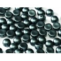 Cabochon Doppio Foro 6 mm Pastel Dark Grey - 10 pz