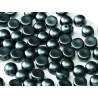 Cabochon Doppio Foro 6 mm Pastel Dark Grey - 10 pz