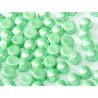 Cabochon Doppio Foro 6 mm Pastel Light Green - 10 pz