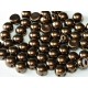 Cabochon Doppio Foro 6 mm Jet Bronze - 10 pz